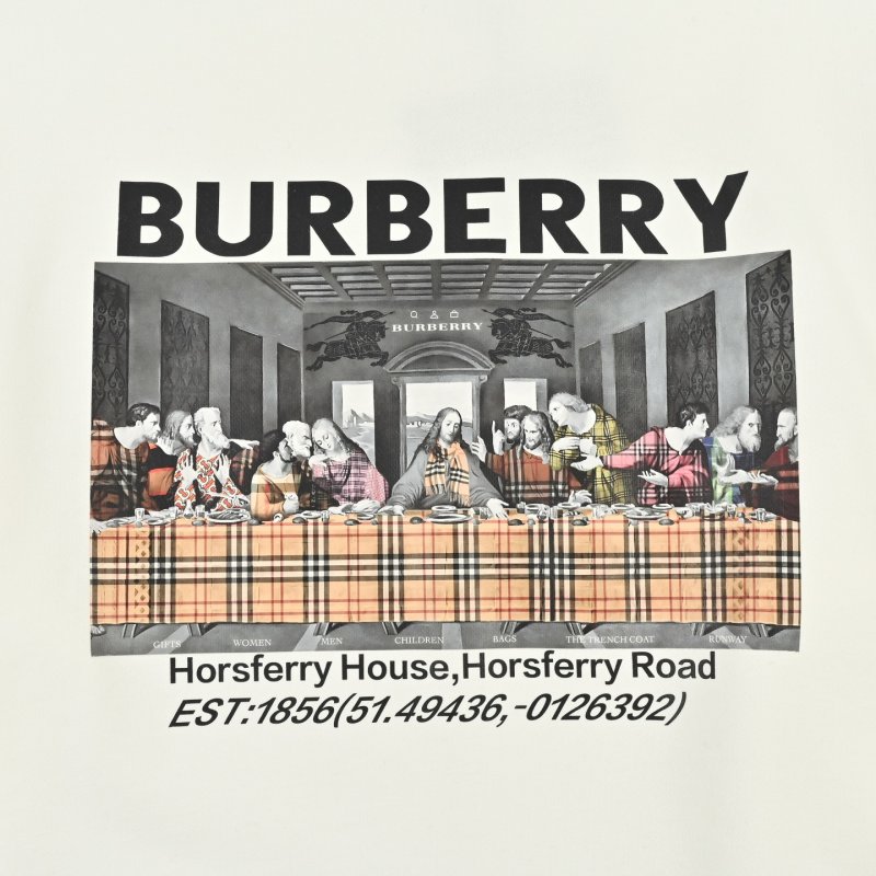 Burberry Horseferry House Cream Sweatshirt view