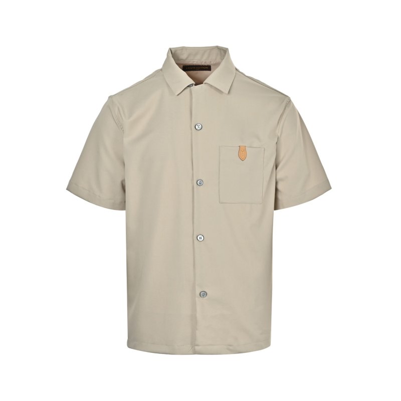 Louis Vuitton Cream Short Sleeve Button-Up Shirt view