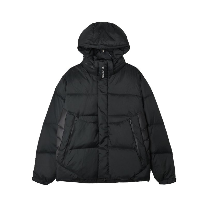 Black Oversized Puffer Down Jacket view