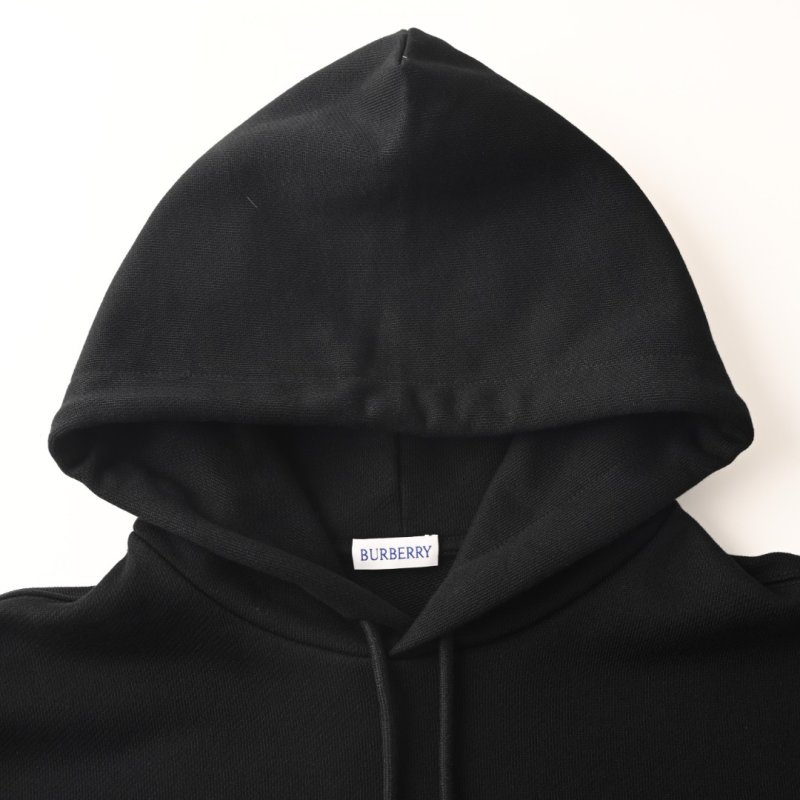 Burberry Black Logo Hoodie view