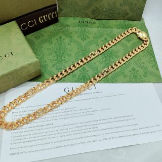 Gucci Double G Horsebit Gold Chain Necklace 55cm view 2