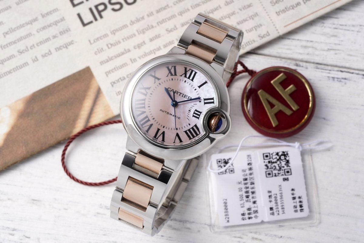 Cartier Ballon Bleu 33mm Two-Tone Watch view