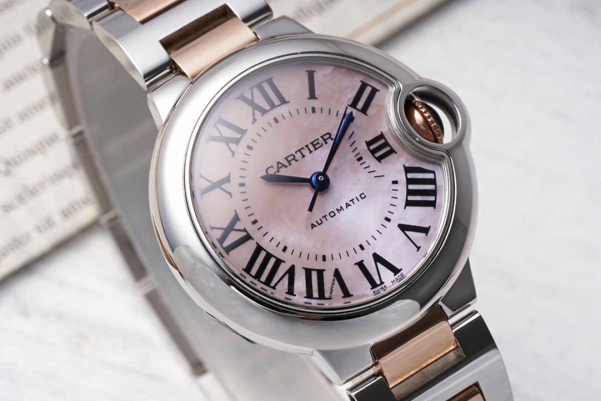 Cartier Ballon Bleu 33mm Two-Tone Watch view