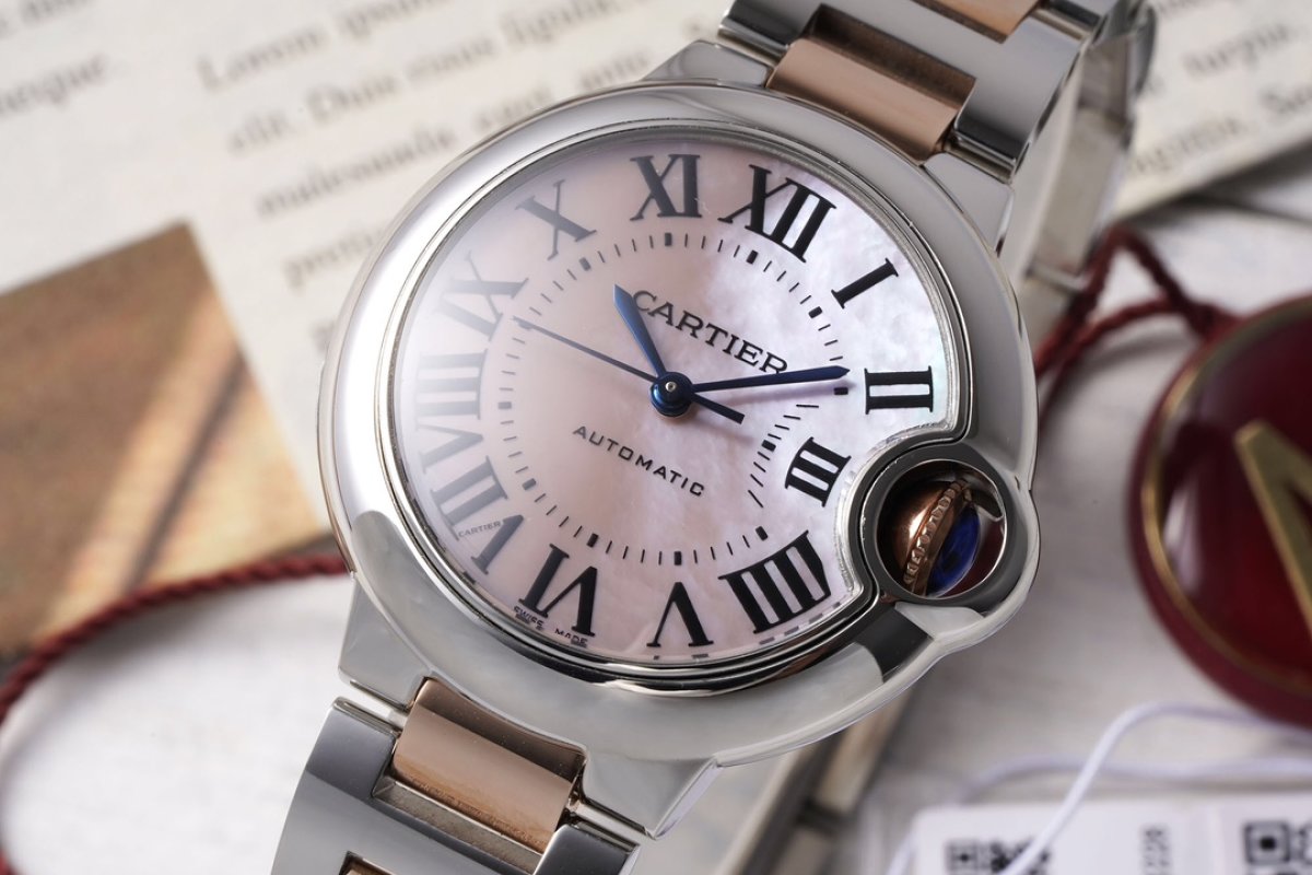Cartier Ballon Bleu 33mm Two-Tone Watch view