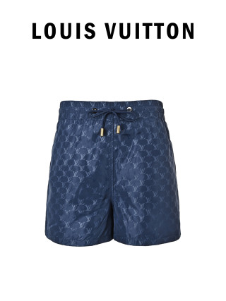 Louis Vuitton Monogram Beach Shorts Navy