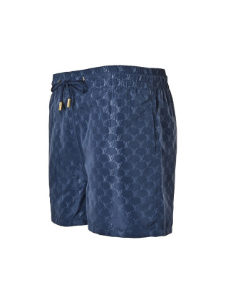 Louis Vuitton Monogram Beach Shorts Navy view 5