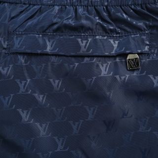 Louis Vuitton Monogram Beach Shorts Navy view 7