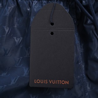Louis Vuitton Monogram Beach Shorts Navy view 8