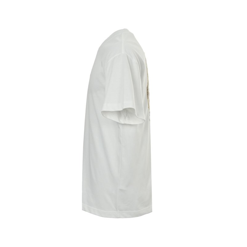 Stone Island White Logo T-Shirt view