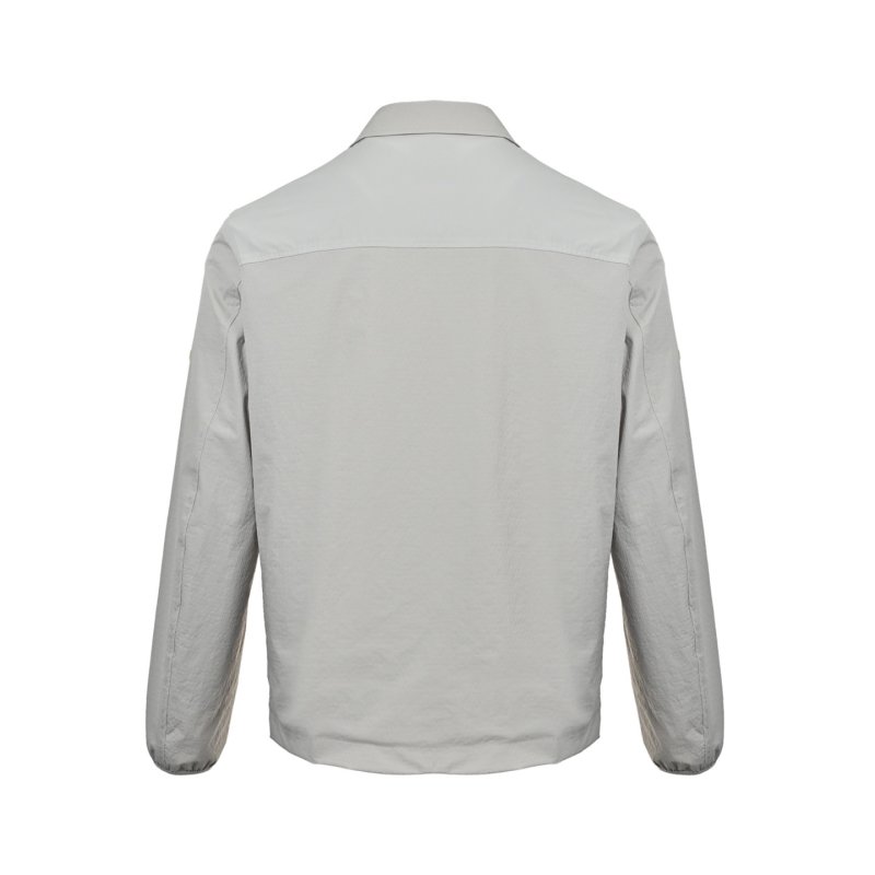 White Overshirt Zip Jacket view