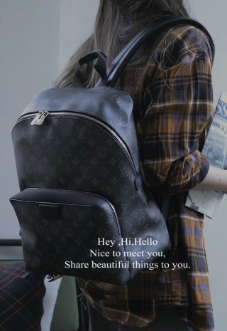 Louis Vuitton Discovery Monogram Eclipse Backpack Black