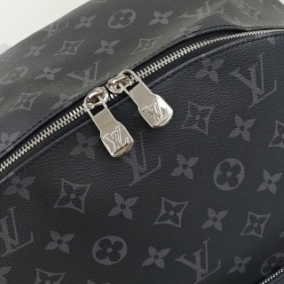 Louis Vuitton Discovery Monogram Eclipse Backpack Black view 4