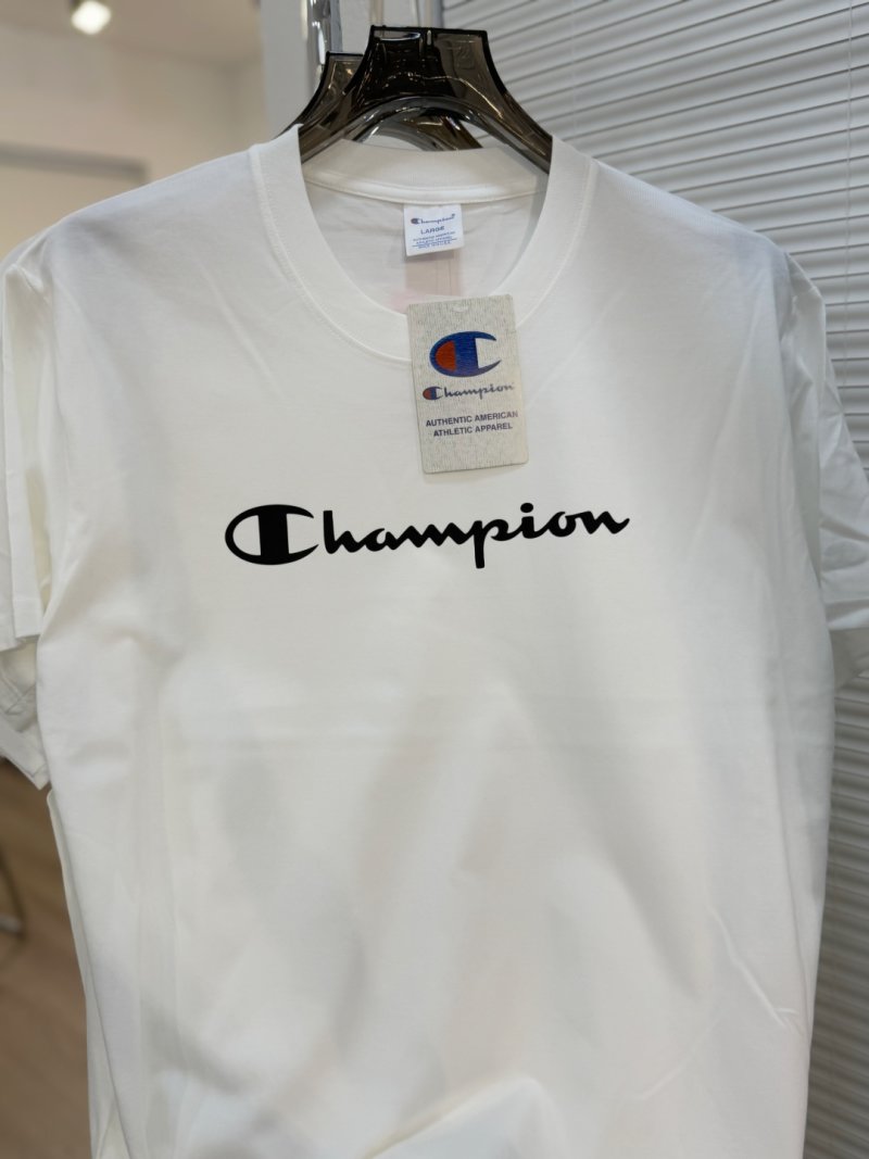Champion Classic Logo Embroidered Short Sleeve T-Shirt White view