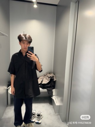 Chrome Hearts Black Red Cross Oversized Shirt view 2