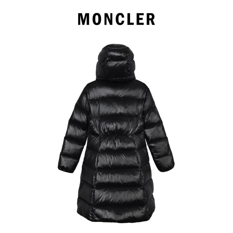 Moncler Black Puffy Long Down Jacket view