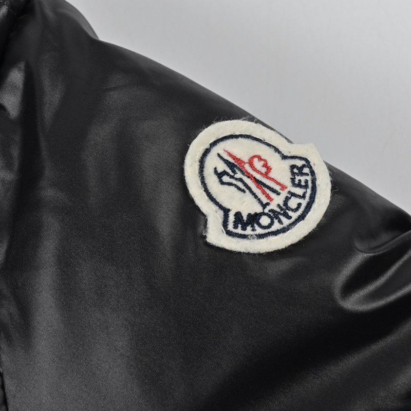 Moncler Black Puffy Long Down Jacket view