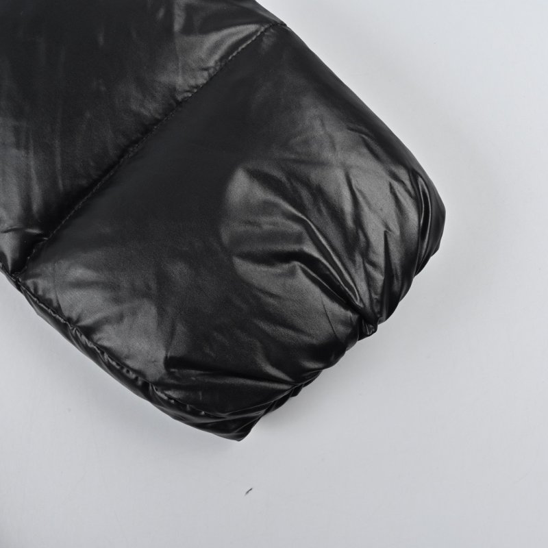 Moncler Black Puffy Long Down Jacket view