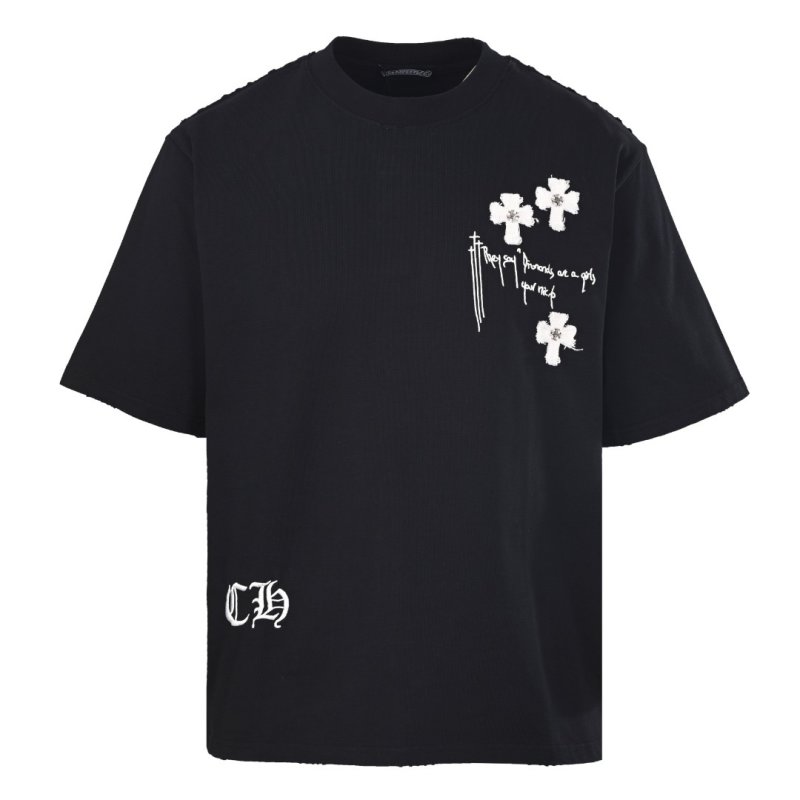 Chrome Hearts Black Cross Graphic T-Shirt view