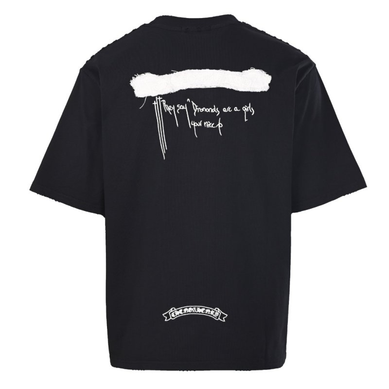 Chrome Hearts Black Cross Graphic T-Shirt view