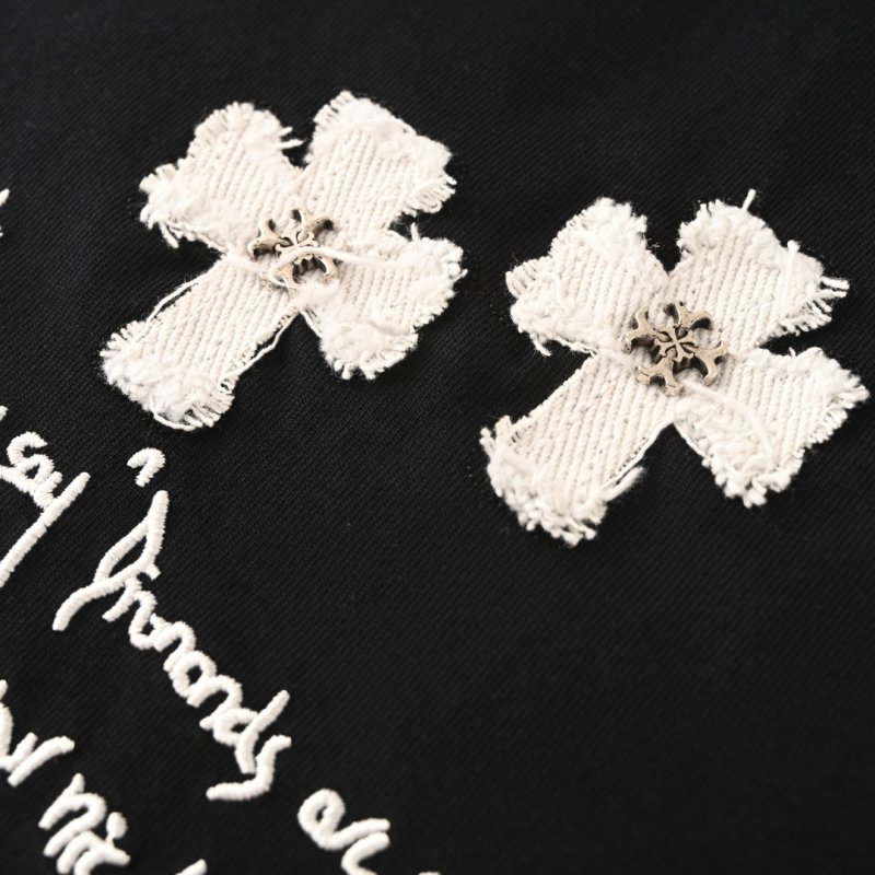 Chrome Hearts Black Cross Graphic T-Shirt view