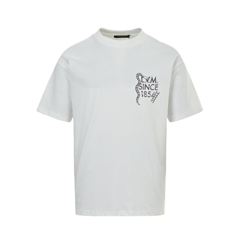 White Graphic Print Short Sleeve T-Shirt view