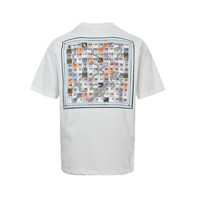 White Graphic Print Short Sleeve T-Shirt view