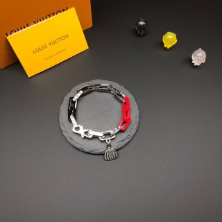 Louis Vuitton LV x YK Monogram Chain Bracelet with Pumpkin Charm