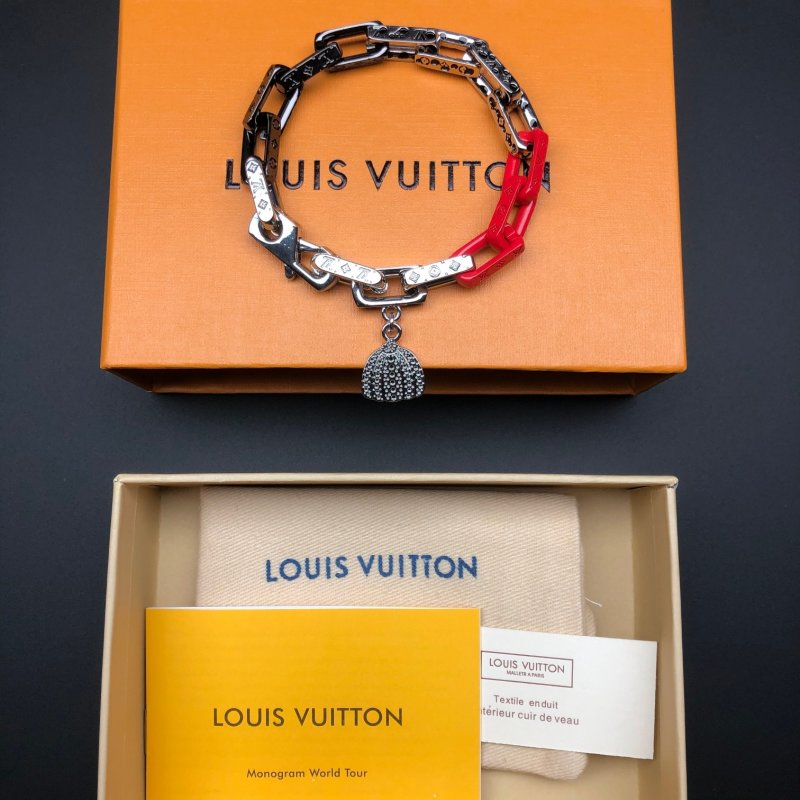 Louis Vuitton LV x YK Monogram Chain Bracelet with Pumpkin Charm view