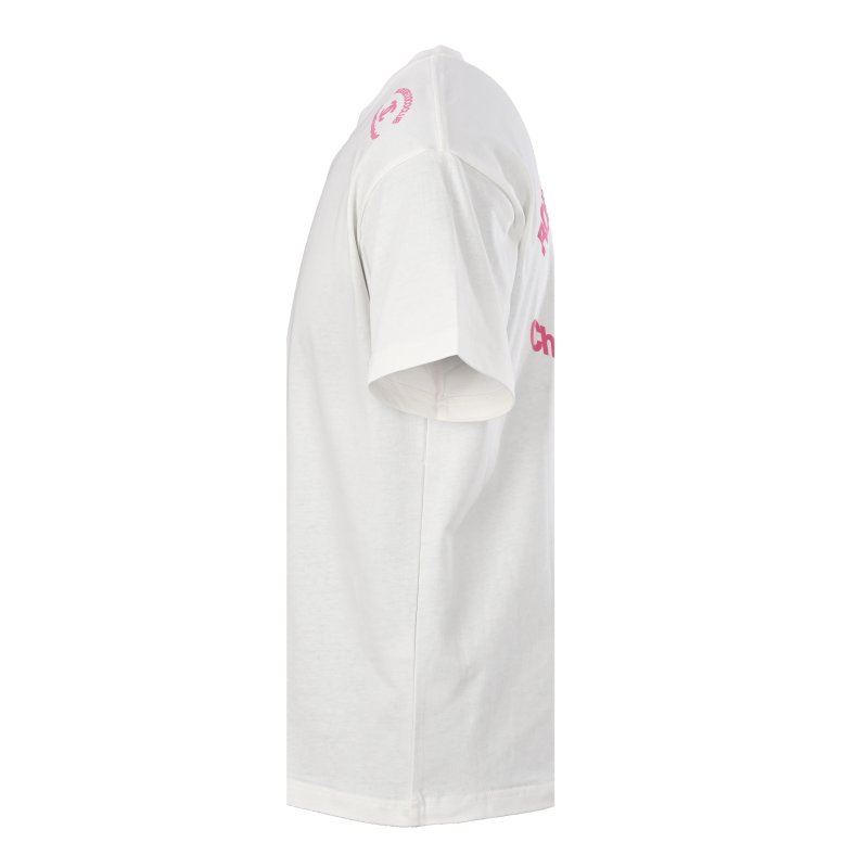 Chanel Rouge Cocoa White T-Shirt Pink Print view