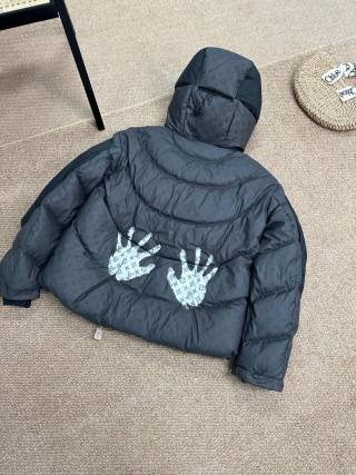 Nike Black Puffer Down Jacket view 4