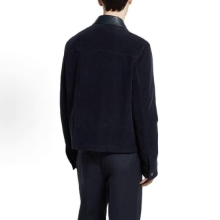Gucci Black Corduroy Collared Jacket view 6