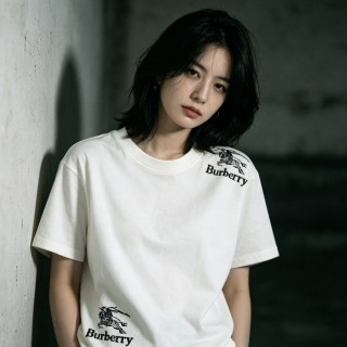 Burberry EKD Logo White T-Shirt
