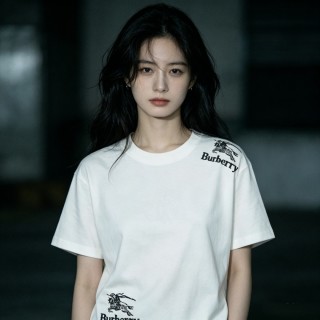 Burberry EKD Logo White T-Shirt view 3