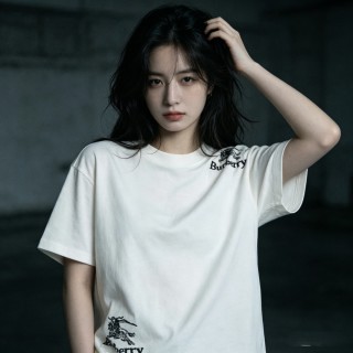 Burberry EKD Logo White T-Shirt view 4