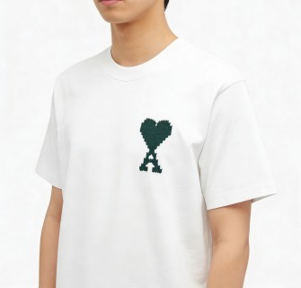 Ami Heart Logo White T-Shirt