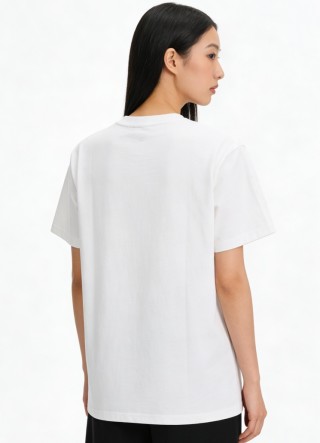Ami Heart Logo White T-Shirt view 2