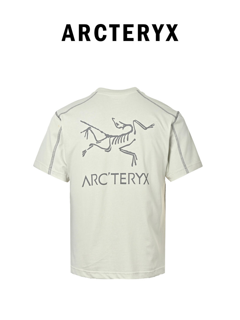 Arc'teryx Bird Emblem Cream Short Sleeve T-Shirt view