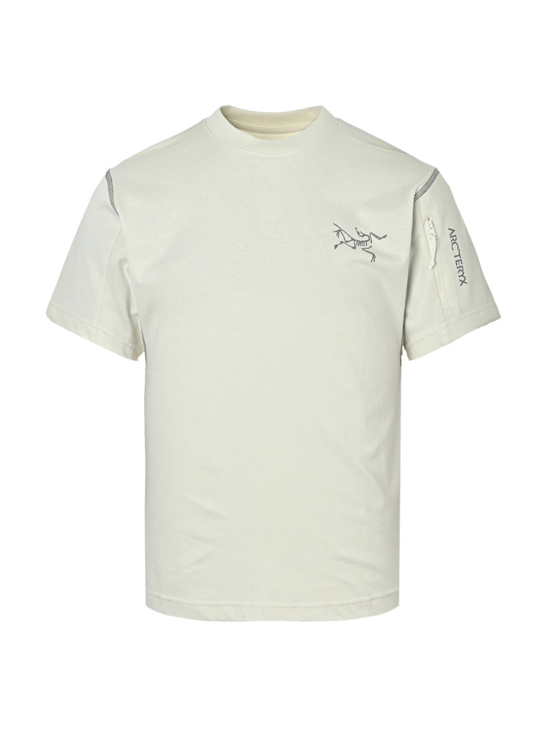 Arc'teryx Bird Emblem Cream Short Sleeve T-Shirt view