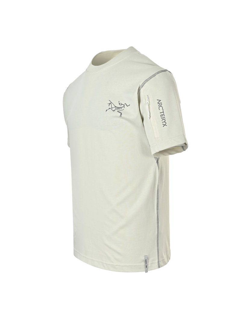 Arc'teryx Bird Emblem Cream Short Sleeve T-Shirt view