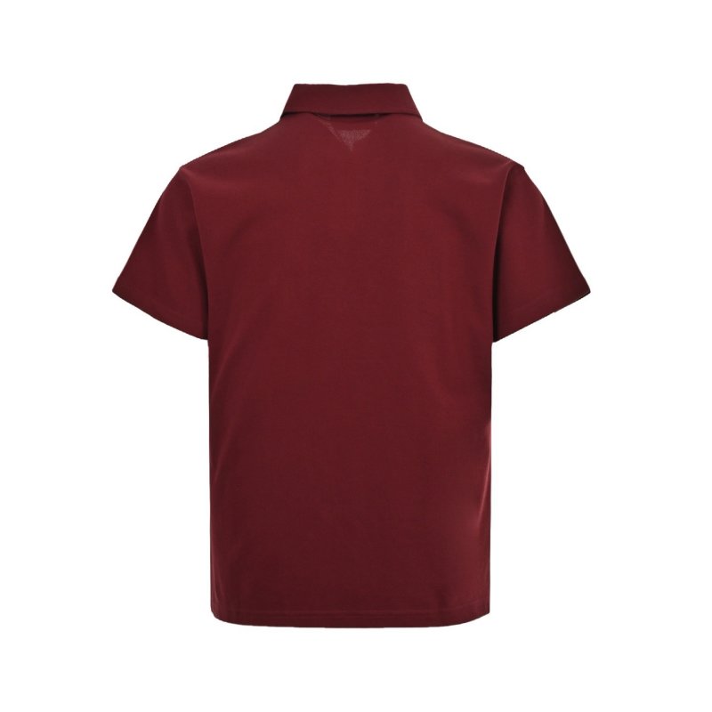 Gucci Burgundy Short Sleeve Polo T-Shirt view