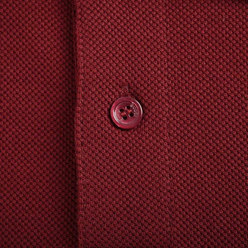 Gucci Burgundy Short Sleeve Polo T-Shirt view