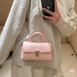 Louis Vuitton Monogram Coussin PM Pink Leather Shoulder Bag