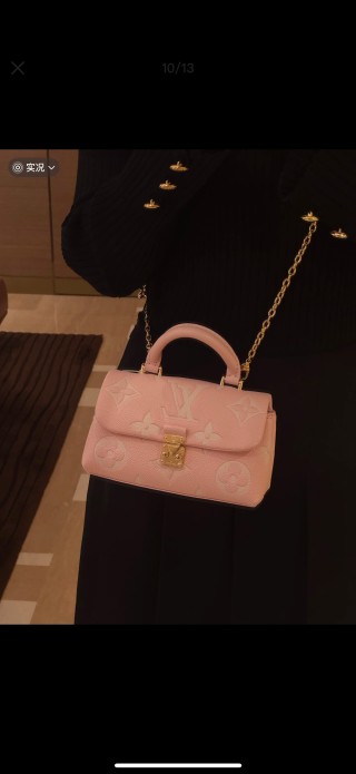 Louis Vuitton Monogram Coussin PM Pink Leather Shoulder Bag view 2