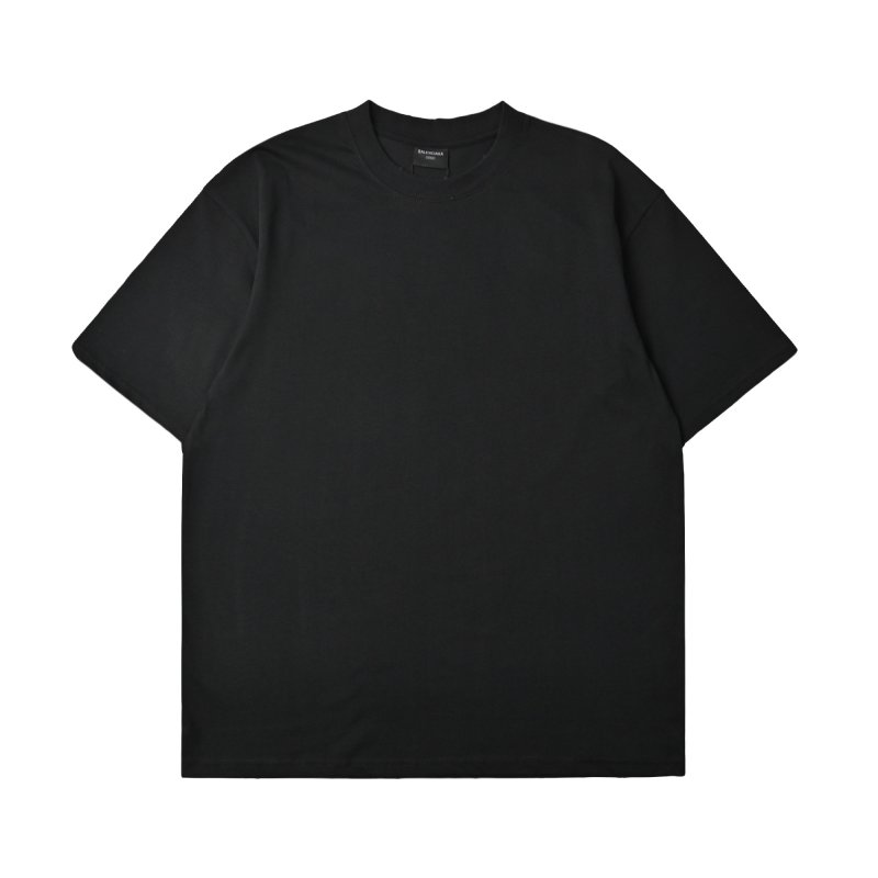Balenciaga Red Logo Black T-Shirt view