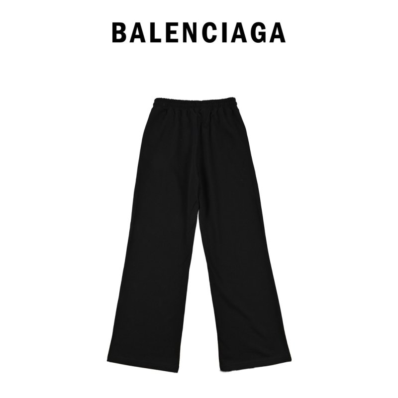 Balenciaga Black Logo Sweatpants view