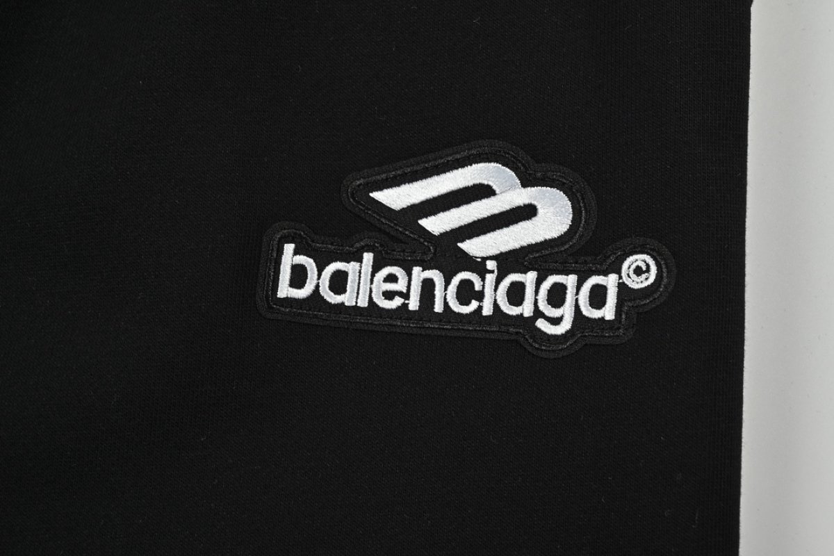 Balenciaga Black Logo Sweatpants view