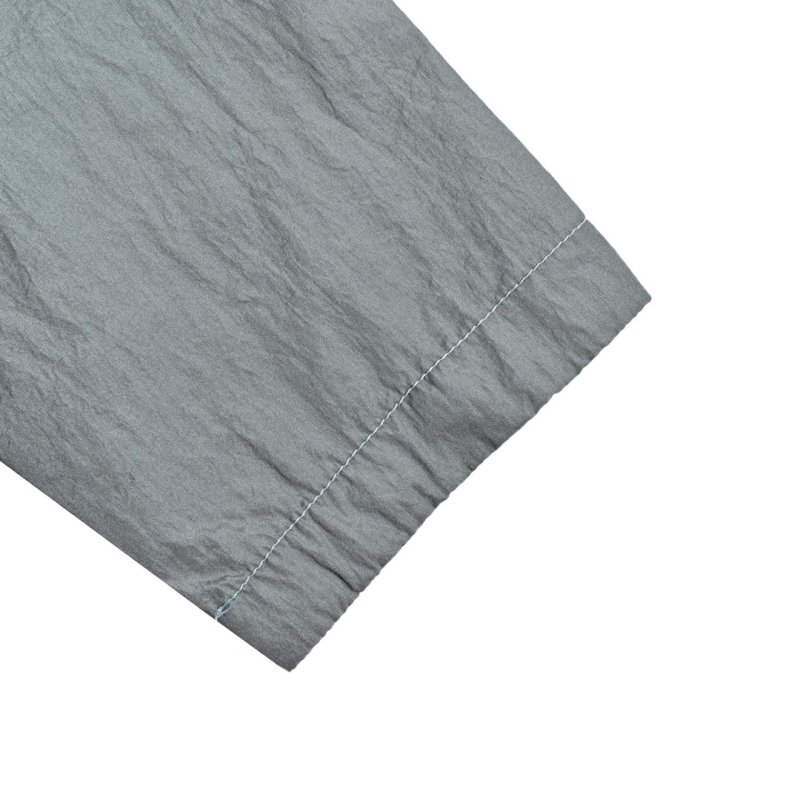 Stone Island Grey Nylon Zip Jacket with Removable Patch view