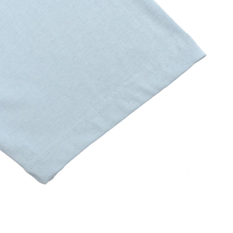 Balenciaga Logo Print T-Shirt Light Blue view