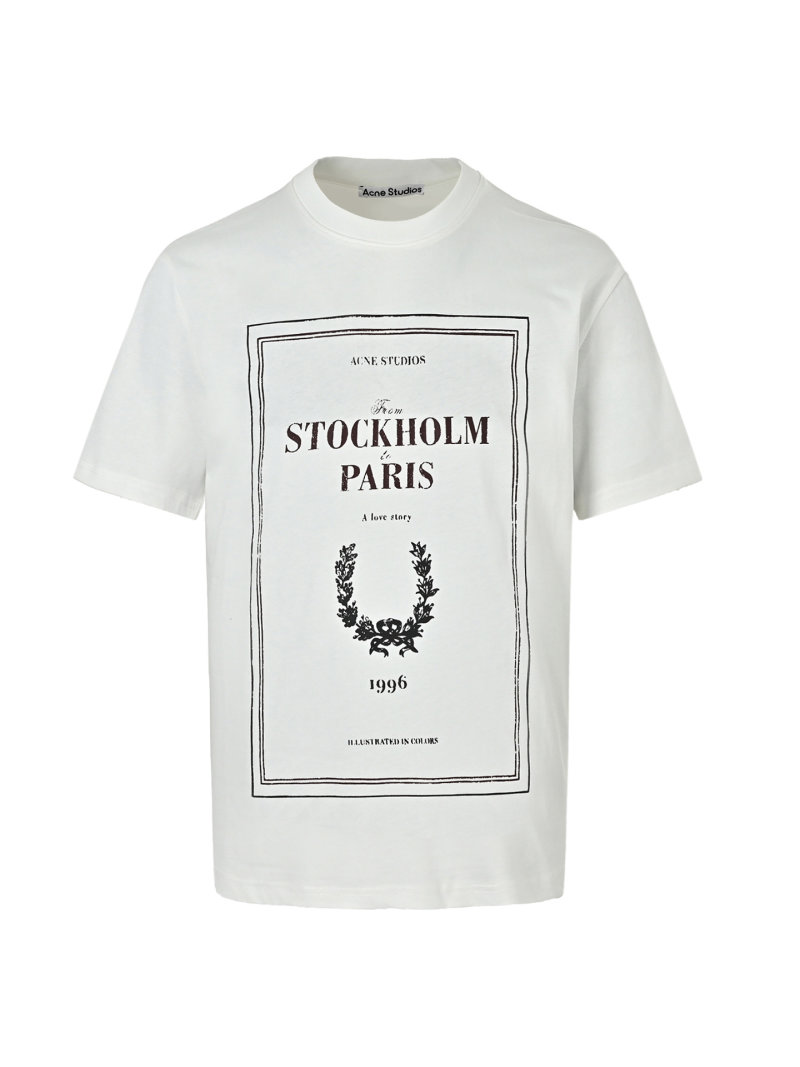 Acne Studios Stockholm Love Story White T-Shirt view