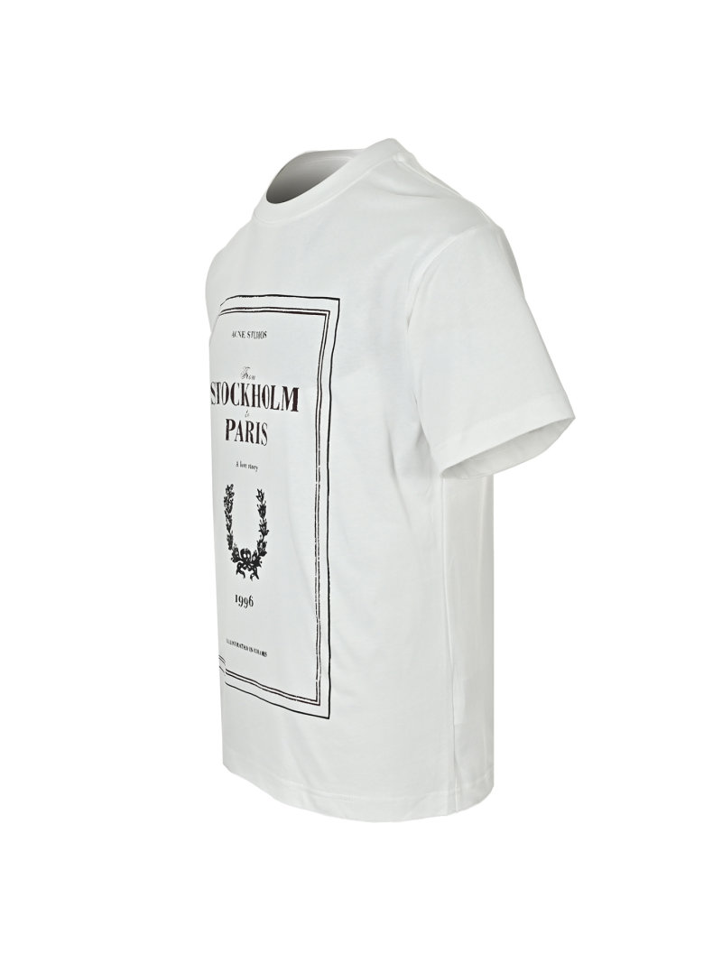 Acne Studios Stockholm Love Story White T-Shirt view
